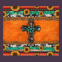 Sunflowers Cross Aztec Pattern Heavyweight Hoodie | Teevron