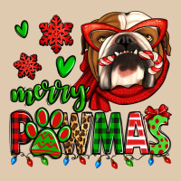 Merry Pawmas Christmas Bulldog Heavyweight Sweatshirt | Teevron