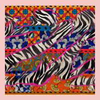 African Ankara Zebra Seamless Pattern Urban Heavy Tee | Teevron