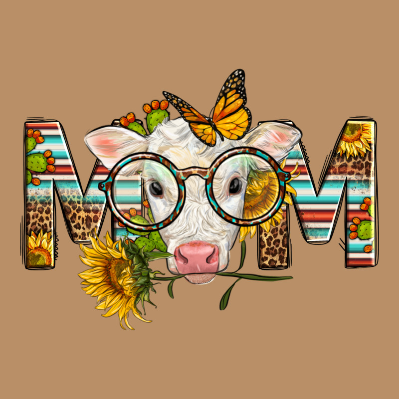 Western Baby Calf Mom With Sunflower Mother's Day Vintage Hoodie by LillyAllenDesigns | Teevron