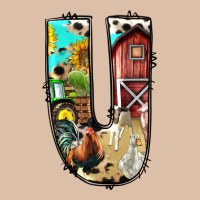 Farm Life Alphabet Lowercase Letters U Urban Heavy Tee | Teevron