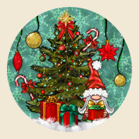 Christmas Tree And Gnome Ladies Tee | Teevron