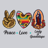 Peace Love Lady Of Guadalupe Heavyweight Sweatshirt | Teevron