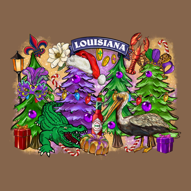Christmas Louisiana Mardi Gras Trees Premium Tee by FaDigitalArtStudio | Teevron