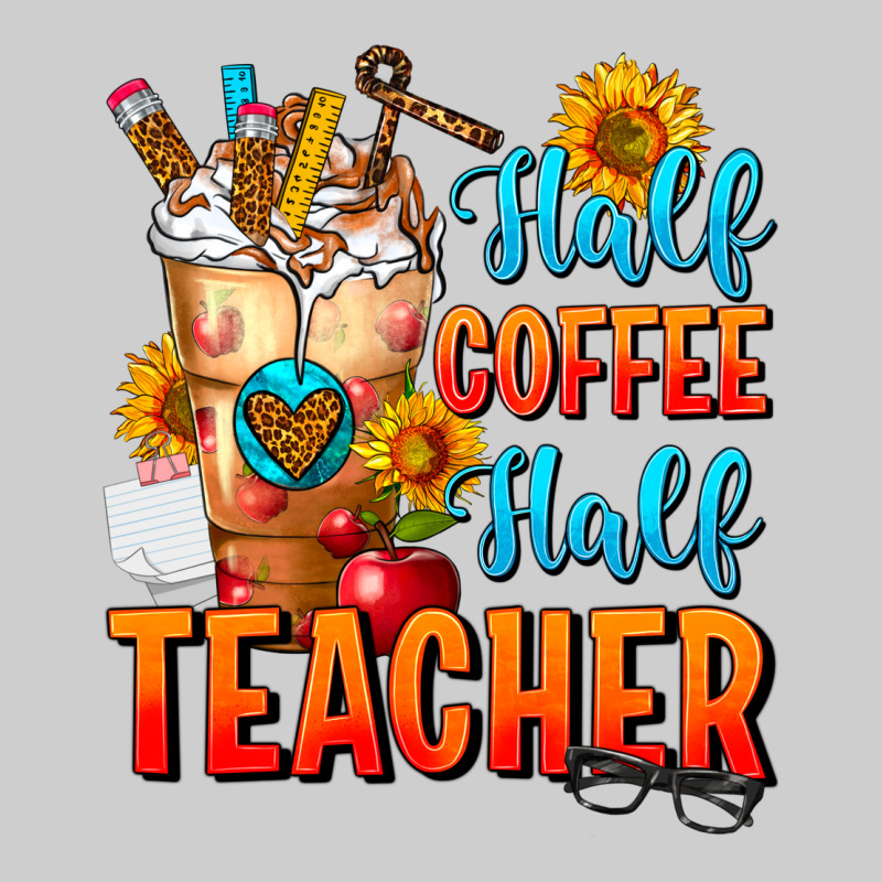 Half Coffee Half Teacher Premium Tee by FaDigitalArtStudio | Teevron