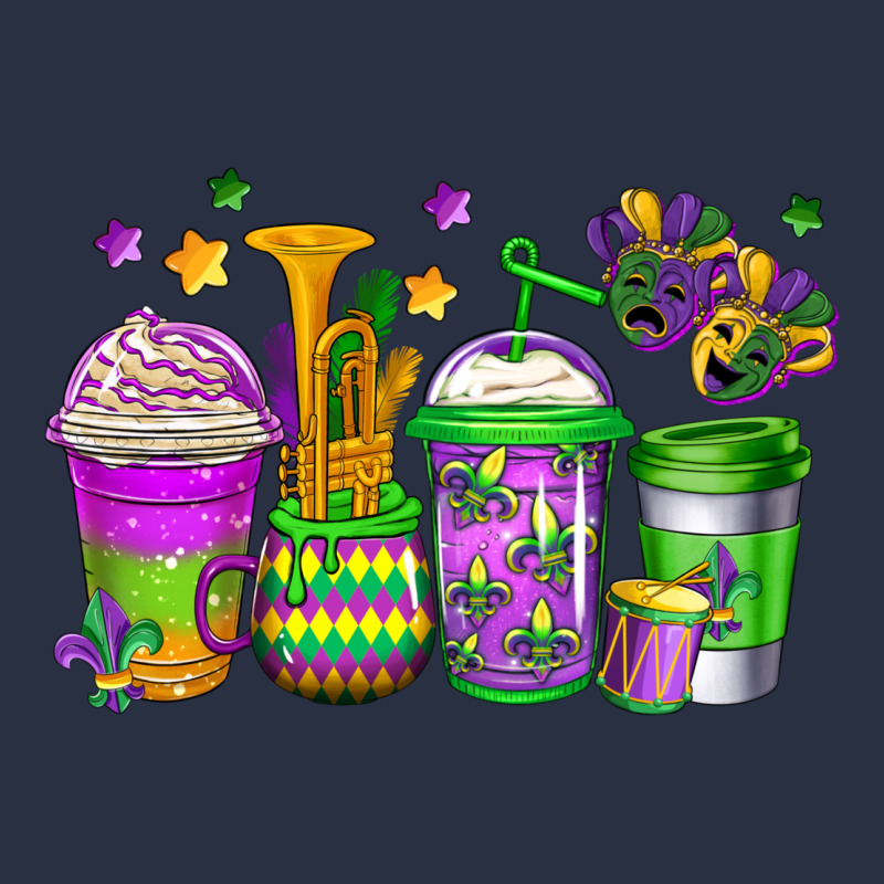 Mardi Gras Coffee Cups Heavyweight Sweatshirt by Jasminsmagicworld | Teevron