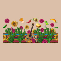 Mexican Sombrero Guitar Rose Cactus Libbey  Cup Urban Heavy Tee | Teevron