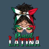 Proud Latina Messy Bun Mama Urban Heavy Tee | Teevron
