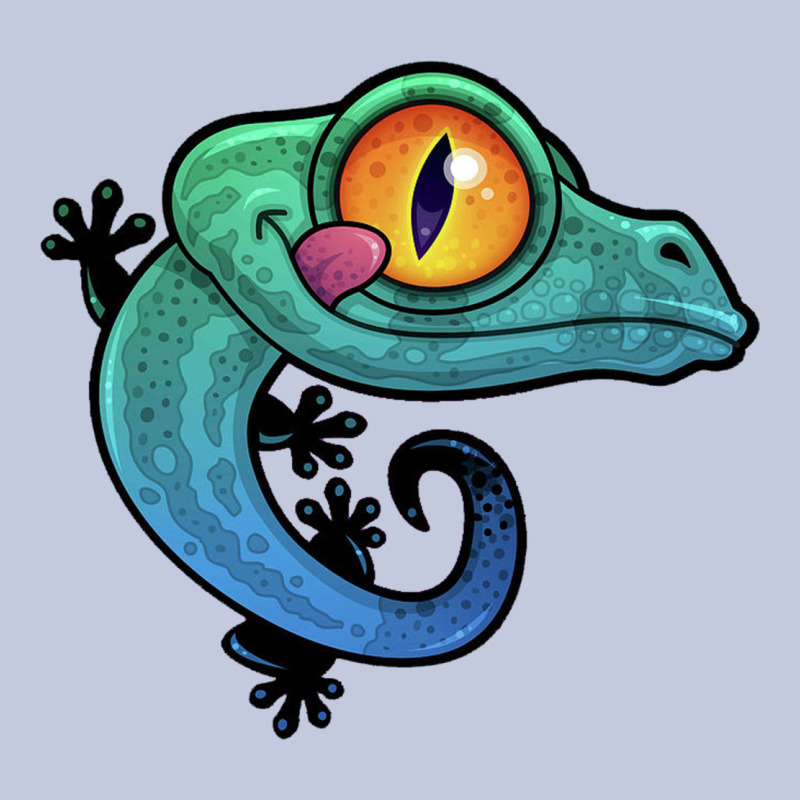 Cute Colorful Cartoon Gecko Long Sleeve Tee by linhVisuals | Teevron
