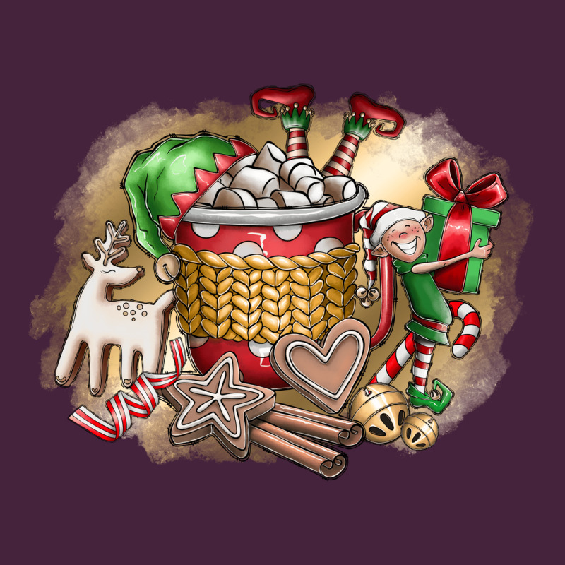Christmas Elf Long Sleeve Tee by CowhideDigitalArt | Teevron