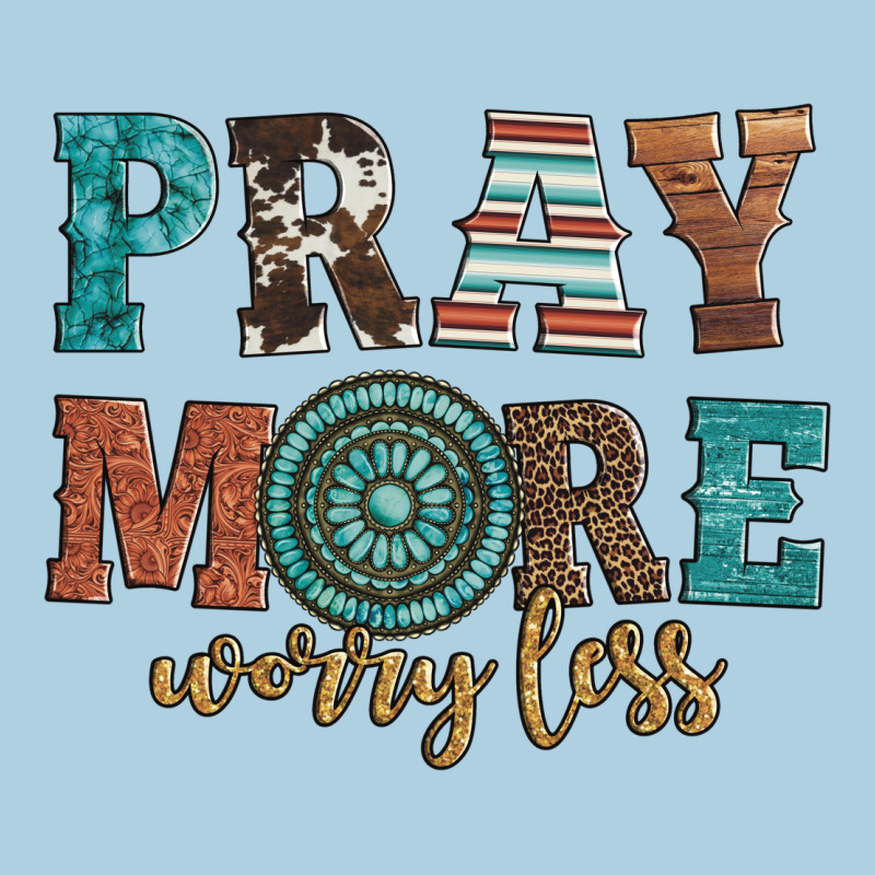 Pray More Worry Less Premium Hoodie by Artiststas | Teevron