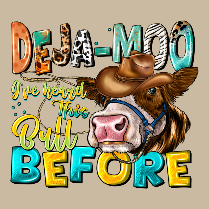 Deja Moo I've Heard Tih Bull Before Long Sleeve Tee by CowhideDigitalArt | Teevron