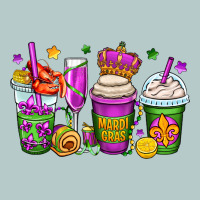 Mardi Gras Coffee Cups Heavy Core Tee | Teevron