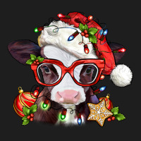 Christmas Baby Cow Heavyweight Hoodie | Teevron