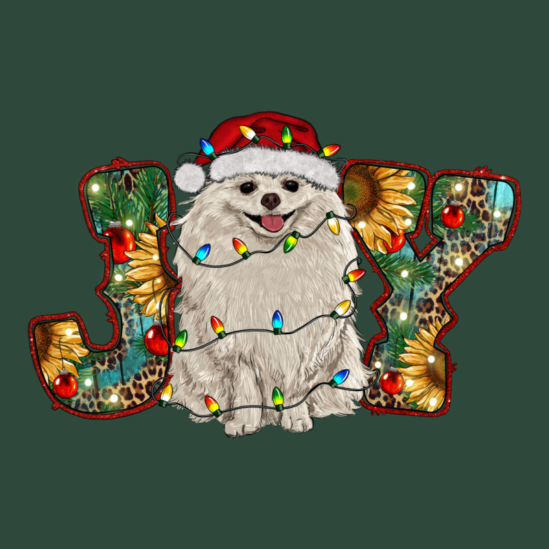 Pomeranian Christmas Joy Zipper Hoodie by RanaPortraitStore | Teevron