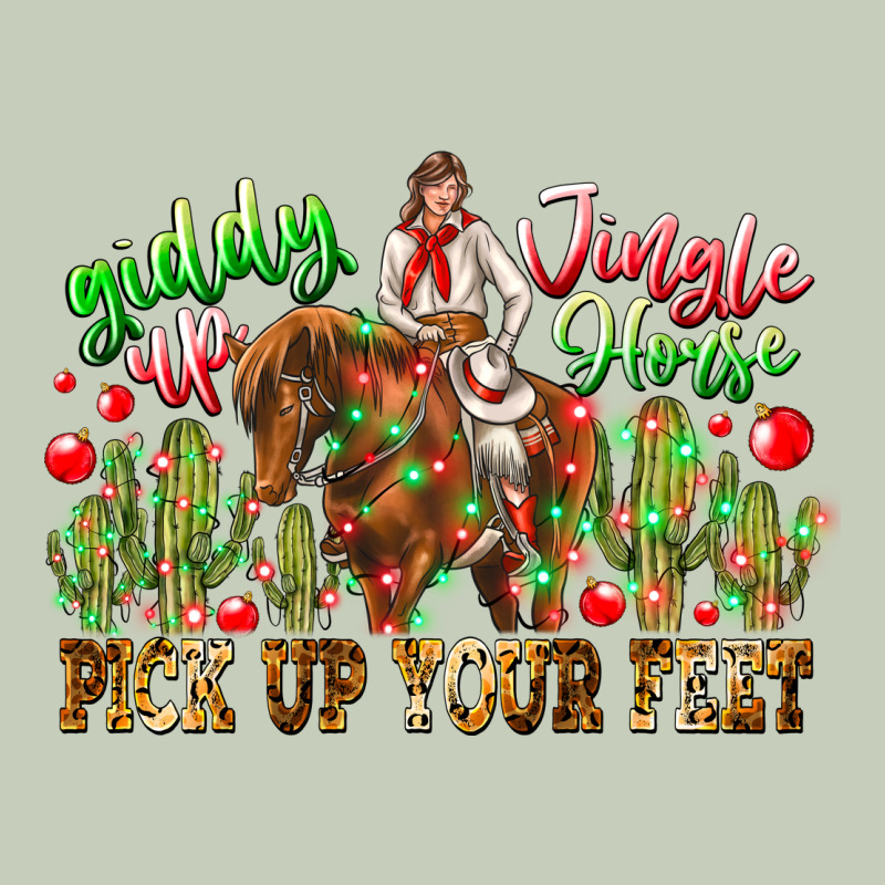 Giddy Up Jingle Horse Pick Up Your Feet Long Sleeve Tee by CowhideDigitalArt | Teevron