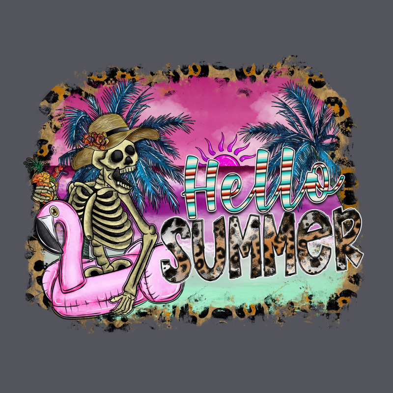 Hello Summer Vintage Hoodie by SublimationCraftShop | Teevron