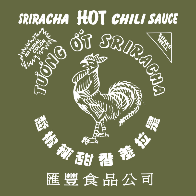 Sriracha Official Hot Chili Sauce Men's Graphic Long Sleeve Tee by linhVisuals | Teevron