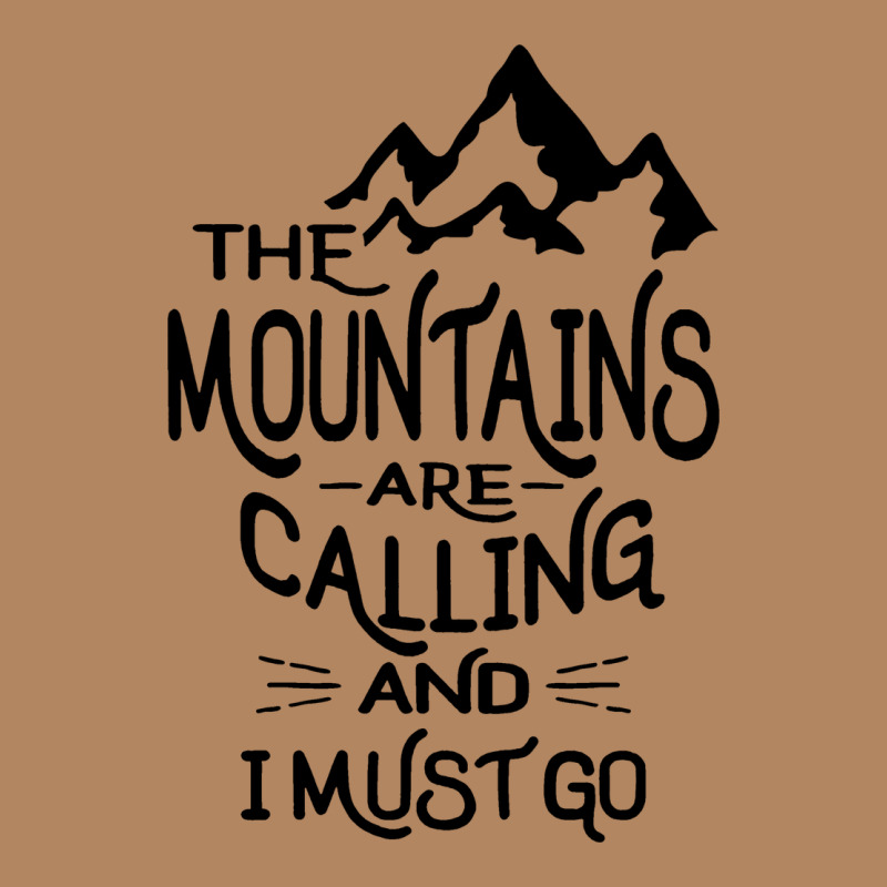 The Mountains Are Calling And I Must Go   Black Long Sleeve Tee by linhVisuals | Teevron