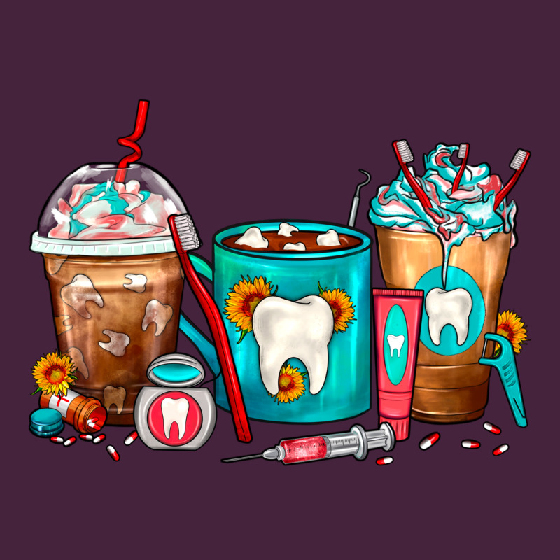Dentist Coffee Cups Premium Tee by FaDigitalArtStudio | Teevron
