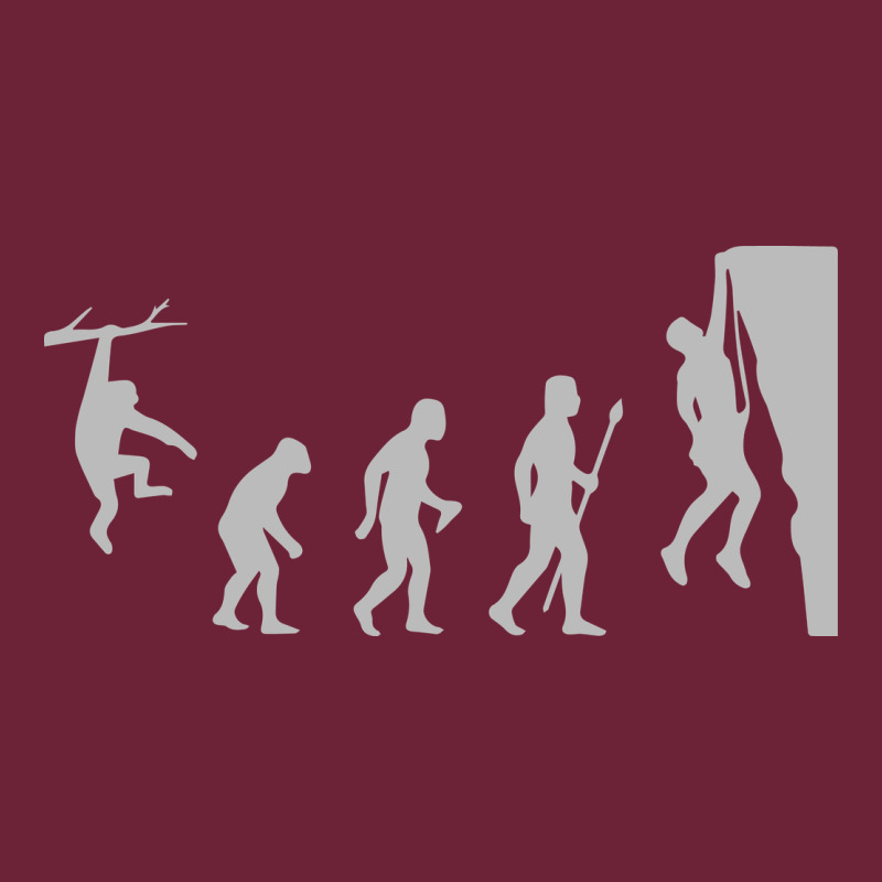 Funny Rock Climbing Evolution Long Sleeve Tee by linhVisuals | Teevron