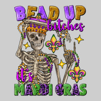 Bead Up Bitches It's Mardi Gras Skeleton Premium Tee | Teevron