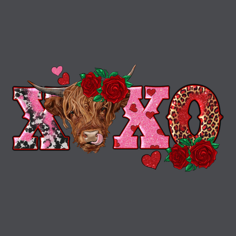 Xoxo Highland Cow Zipper Hoodie by RanaPortraitStore | Teevron