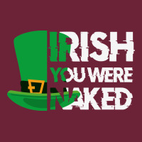 Irish You Were Naked Funny St Patrick Day Long Sleeve Tee | Teevron