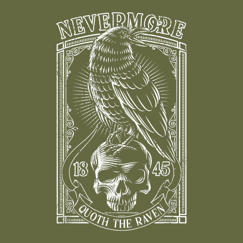Edgar Allen Poe The Raven Nevermore T Shirt Long Sleeve Tee by linhVisuals | Teevron