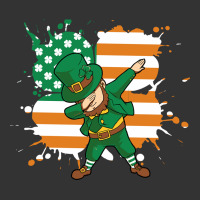 dabbing leprechaun irish american flag | Teevron