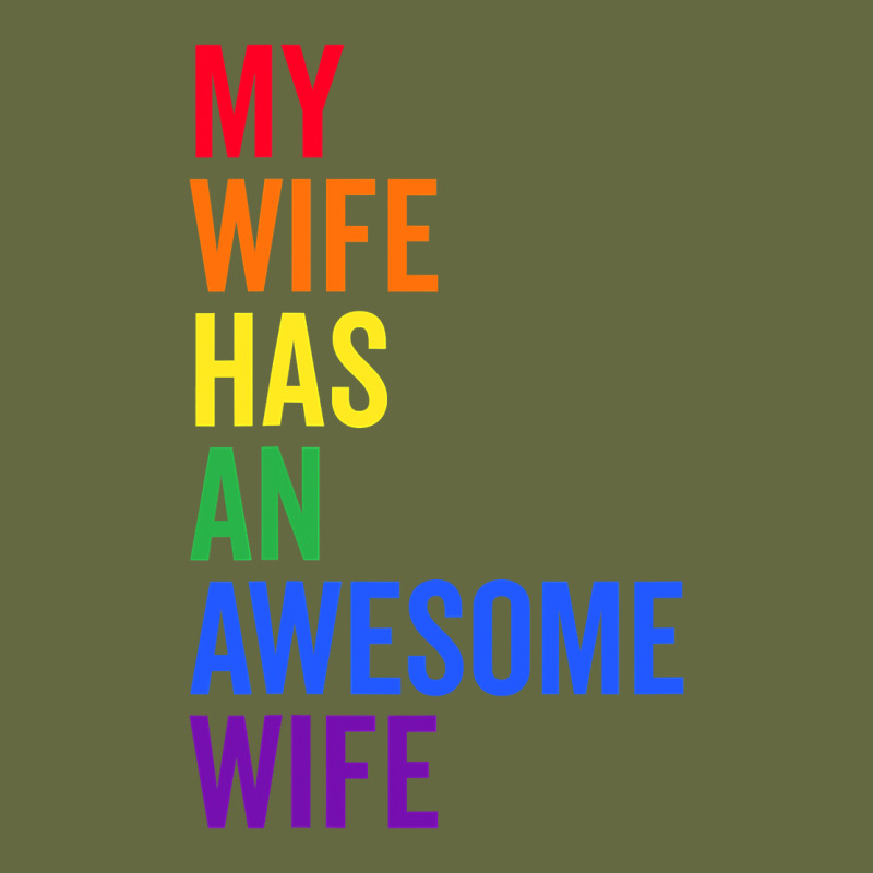 My Wife Has An Awesome Wife Funny Lesbian Wedding Gift T Shirt Long Sleeve Tee by linhVisuals | Teevron