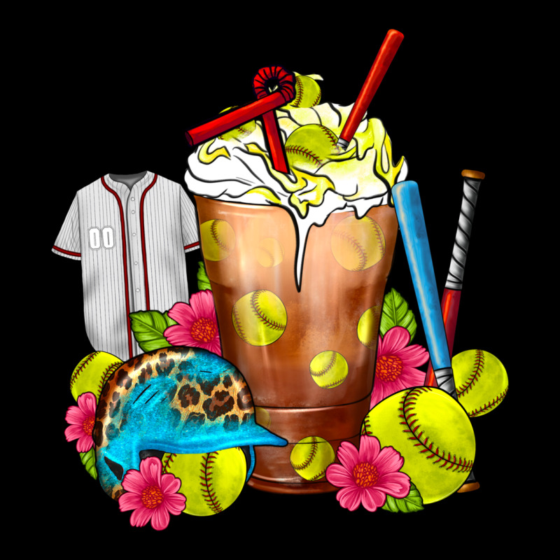 Softball Frappe Coffee Premium Tee by FaDigitalArtStudio | Teevron
