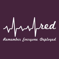 Red Friday Military Remember Everyone Deployed Heartbeat T Shirt Long Sleeve Tee | Teevron
