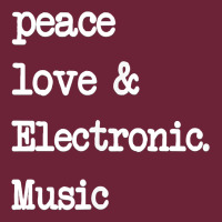 Peace Love & Electronic Music  Edm Techno T Shirt Long Sleeve Tee | Teevron