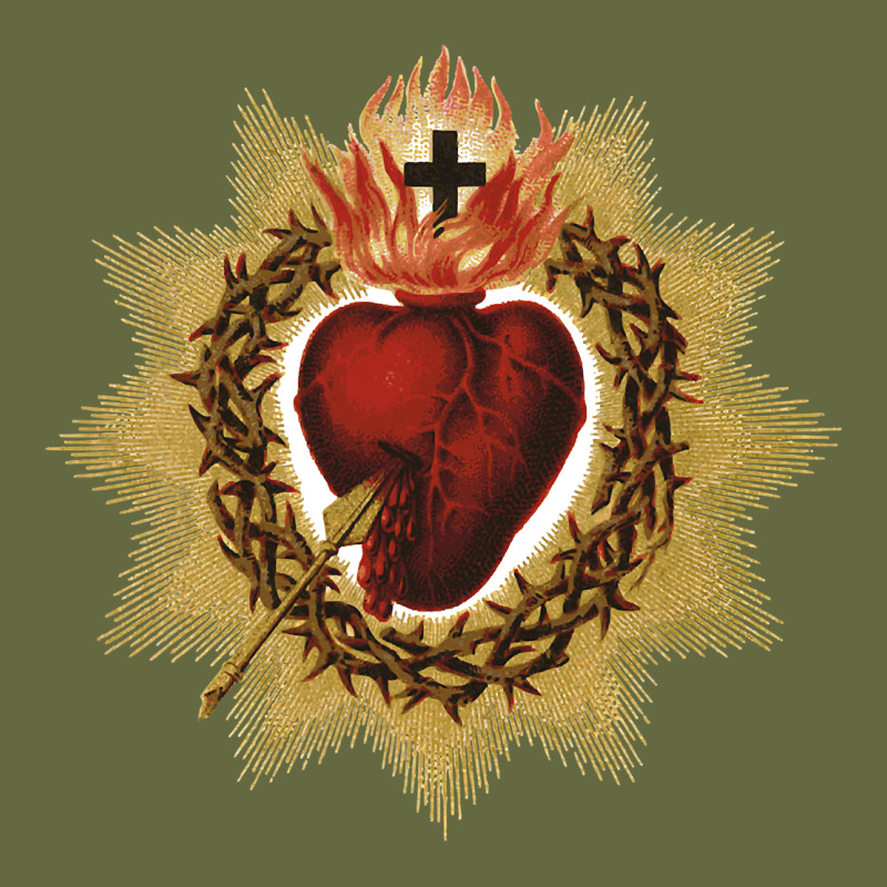 Sacred Heart Of Jesus Catholic Devotion T Shirt Long Sleeve Tee by linhVisuals | Teevron