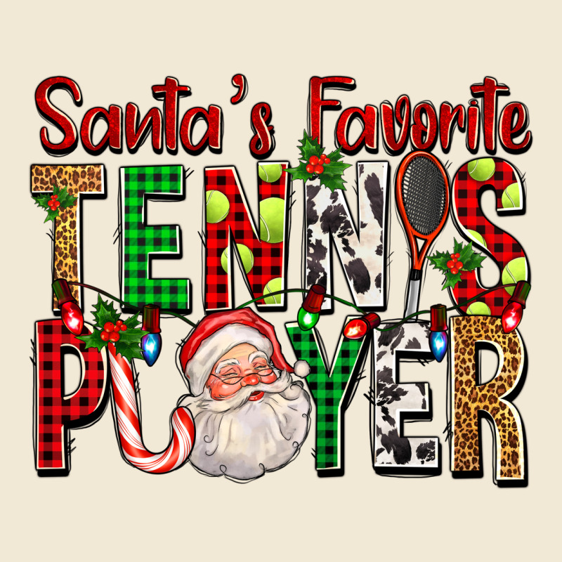 Santa's Favorite Tennis Player For Christmas Ladies Tee by FaDigitalArtStudio | Teevron