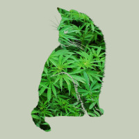 Funny Cannabis & Cat Lover Marijuana Weed Smoker Art T Shirt Long Sleeve Tee | Teevron