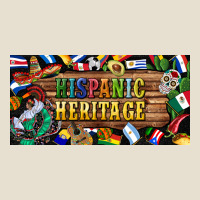 Hispanic Heritage License Plate Urban Heavy Tee | Teevron