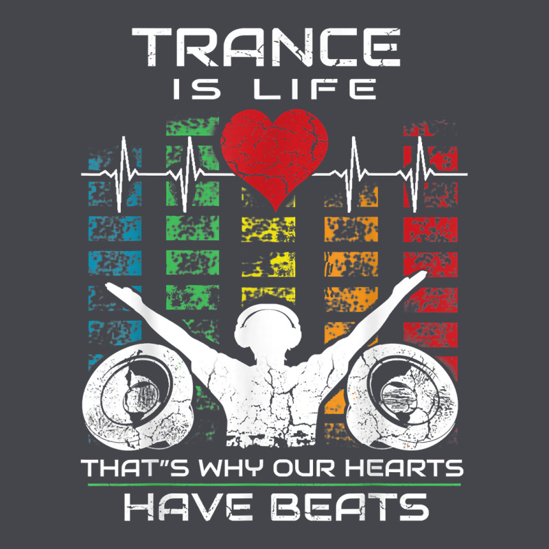 Trance Music Retro Vintage Dj Gift T Shirt Long Sleeve Tee by linhVisuals | Teevron