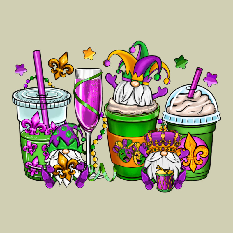 Mardi Gras Gnomes Coffee Cups Heavy Core Tee by OliviaCreatesArt | Teevron