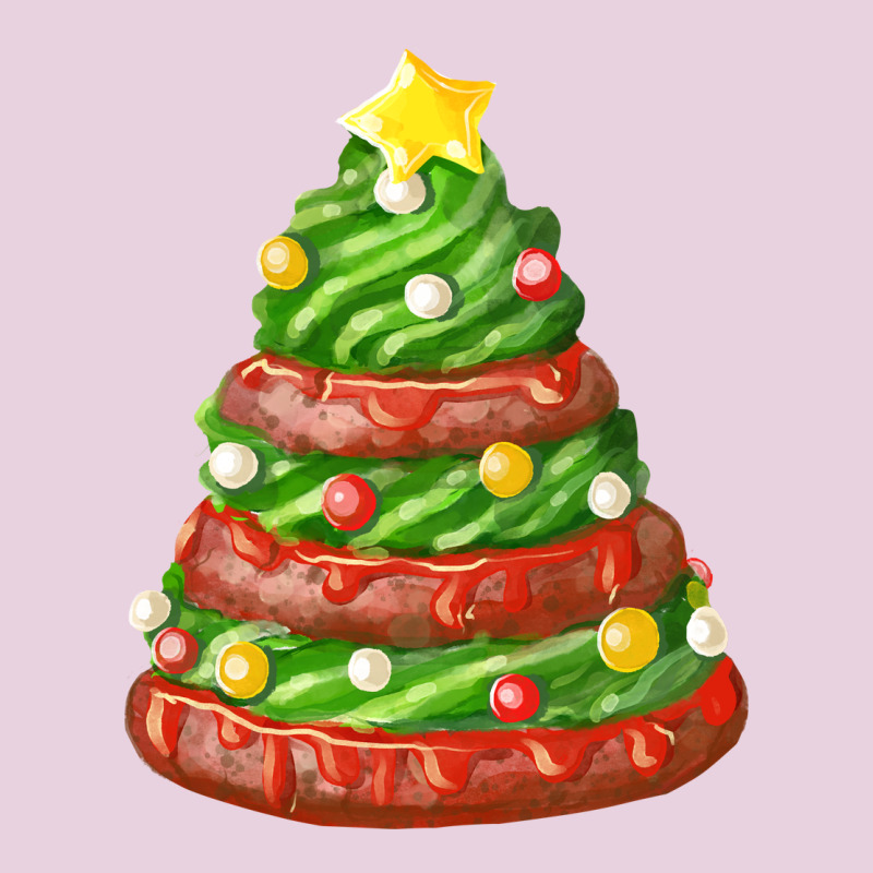 Green Chocolate Christmas Cookie Cake Ladies Tee by FaDigitalArtStudio | Teevron