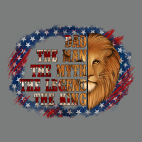 Dad The Man American Flag Premium Hoodie | Teevron