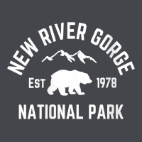 Womens New River Gorge National Park Bear West Virginia Nature V Neck Long Sleeve Tee | Teevron