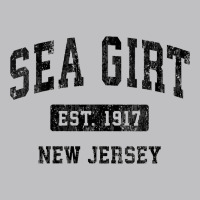 Womens Sea Girt New Jersey Nj Vintage Sports Design Black Design V Nec Long Sleeve Tee | Teevron