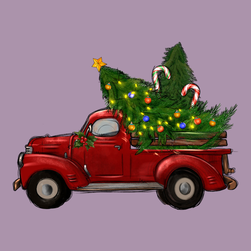 Christmas Trees With Truck Heavyweight Hoodie by RanaPortraitStore | Teevron