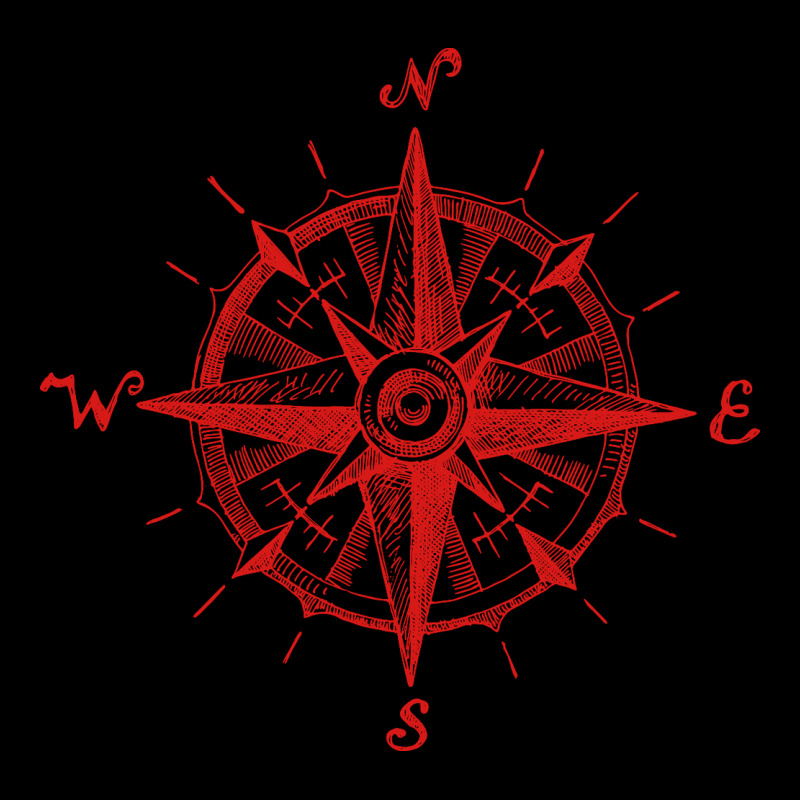 Compass Long Sleeve Tee by linhVisuals | Teevron