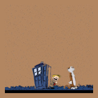 Newcalvin And Hobbes Night Star Tardis Long Sleeve Tee | Teevron