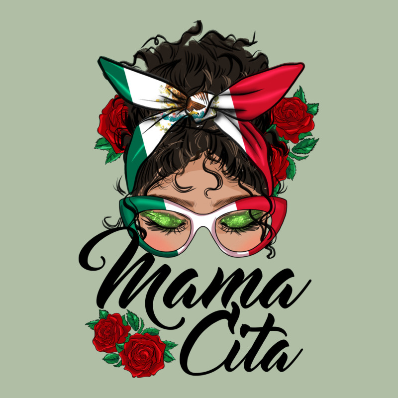Mexican Mamacita Messy Bun Urban Heavy Tee by BundleAndBundleShop | Teevron