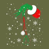 Newchristmas Grinch Hand Holding A Stethoscope Long Sleeve Tee | Teevron