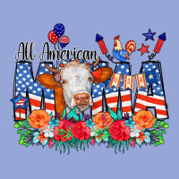 All American Mama Cow Flowers Classic Tee | Teevron
